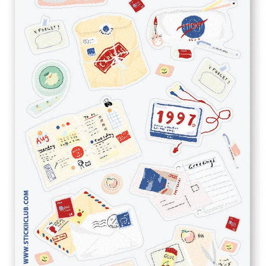 Stickii Sticker Sheet; Stationery Essentials