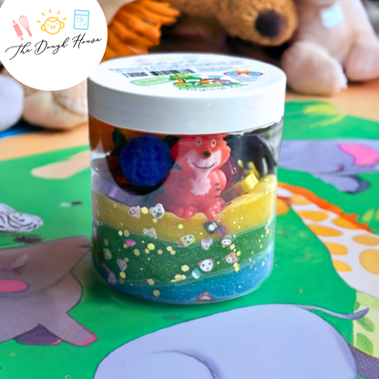 Magical Jars; Super Size Zoo (Large Sensory Dough & Trinkets)