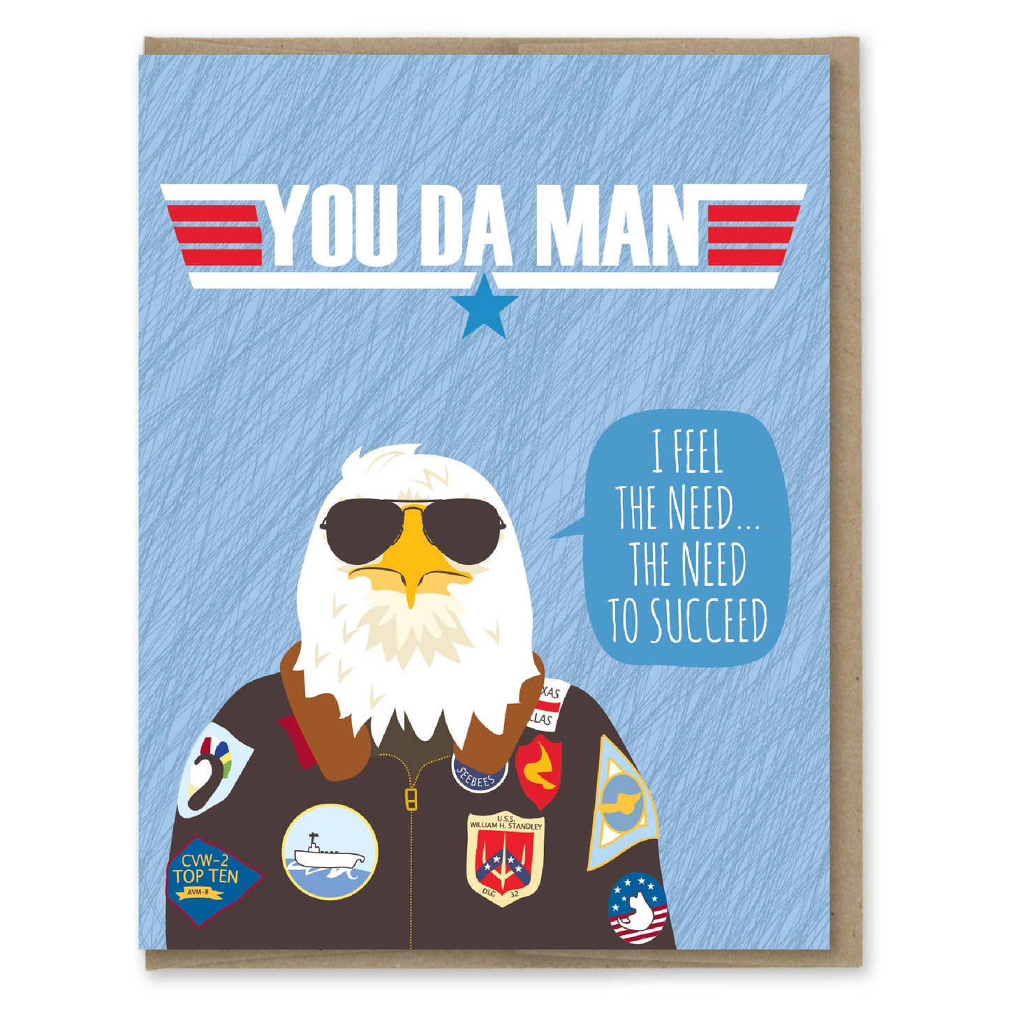 Greeting Card; You Da Man, Top Gun Eagle