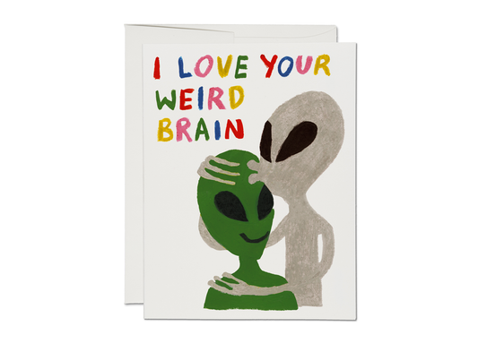 Greeting Card; Alien Love