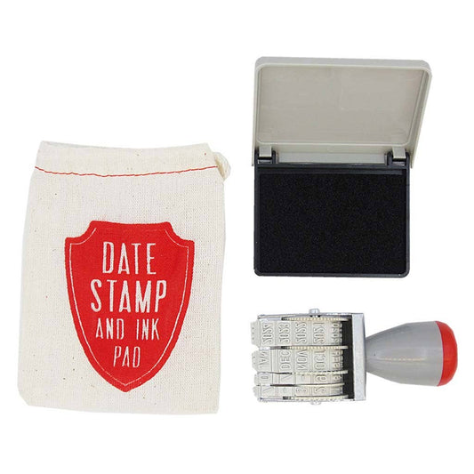 Date Stamp Set (Muslin Carrying Bag)