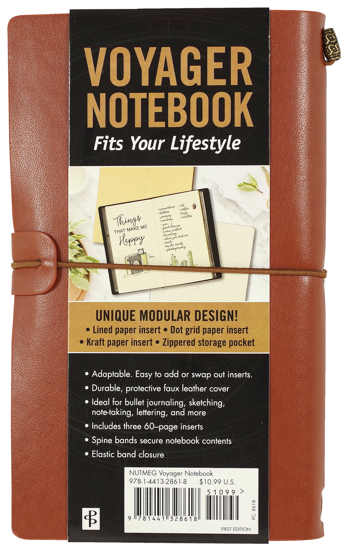 Voyager Notebook; Nutmeg