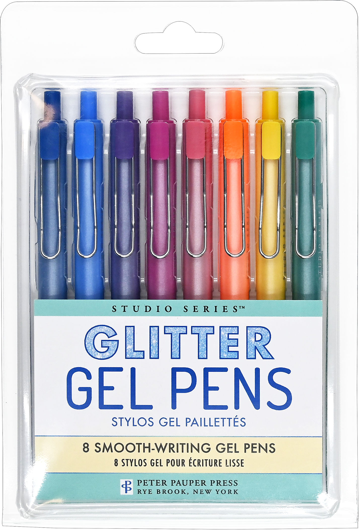 Glitter Gel Pens; Studio Series (Set of Eight)