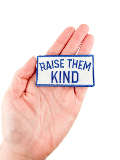 Iron-On Patch; Raise Them Kind | Field Trip Threads