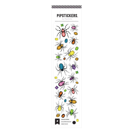 Pipsticks Sticker Sheet; Jeweled Spiders
