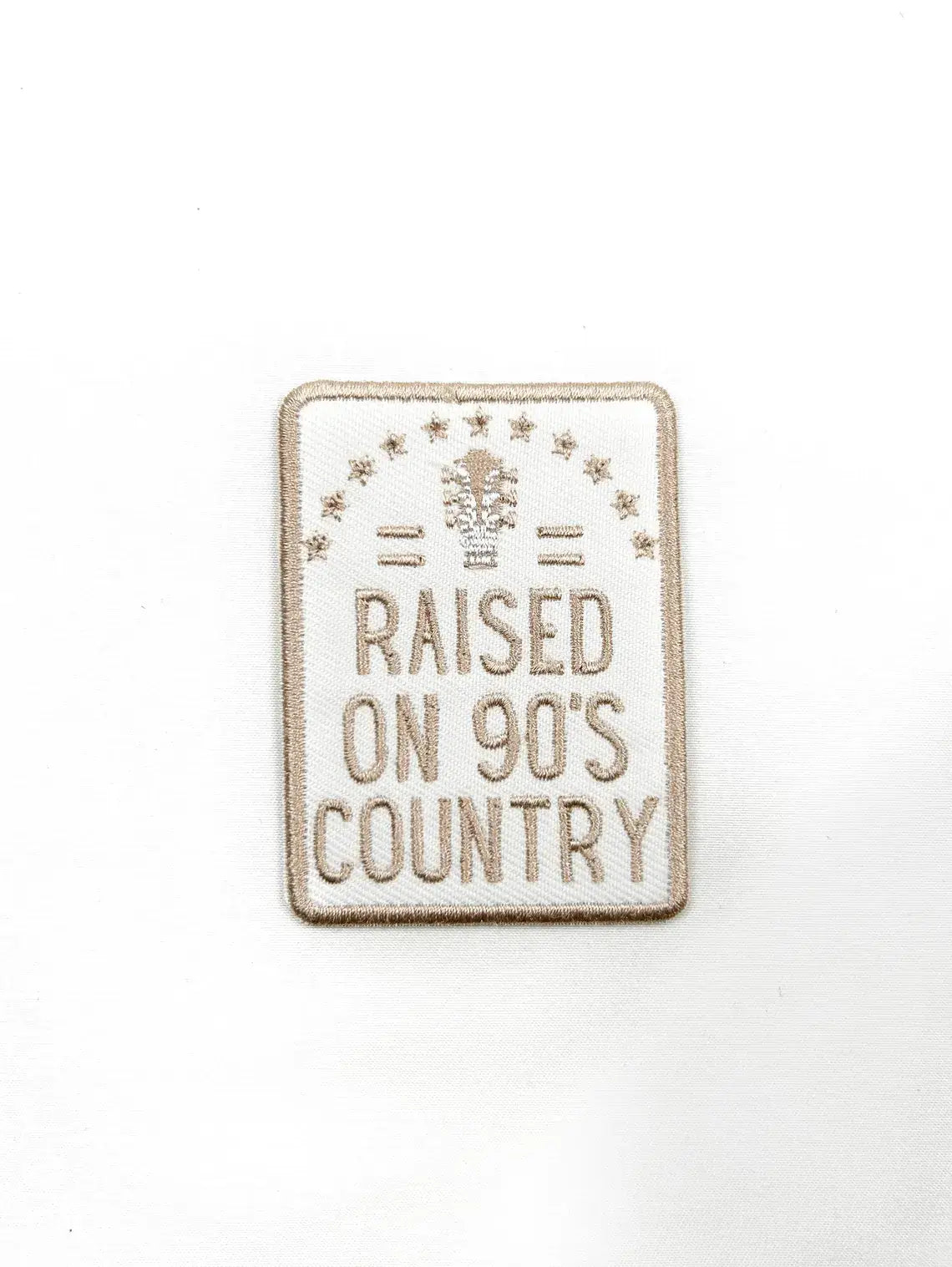 Iron-On Patch; Raised on 90's Country | Field Trip Threads