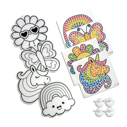 OOLY Sun Sparkles Gem Suncatcher Kit | Rainbow Magic