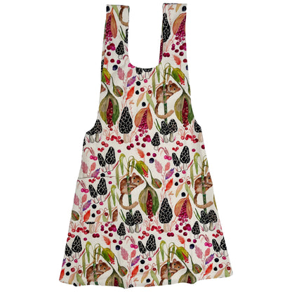 Pinafore Apron; Dormouse (100% Cotton)