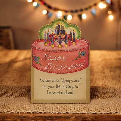 Birthday Card; Cross Off Dying Young (Funny, Sarcastic)
