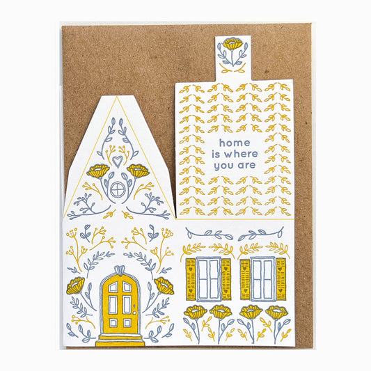 Love Card; Home Is Where You Are (3D House Card)