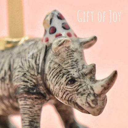 Camp Hollow Cake Topper; Otter (Hand-Painted Porcelain)