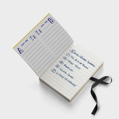 Mixtape Notebooks (Set of 3 Books, 80pgs Per Book)