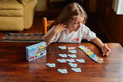 Eeboo Little Matching Game; Trucks and a Bus