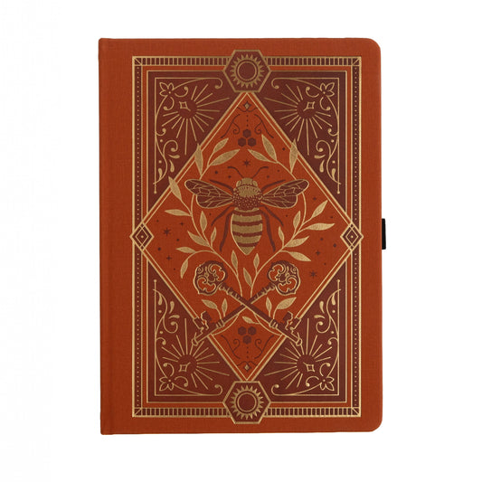 Notebook; Keeper of Bees in Rust Letter Size Dot Grid | Archer and Olive