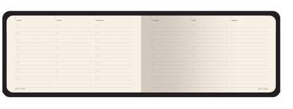 Planner; Pom on the Vine (Horizontal, Vegan Leather)