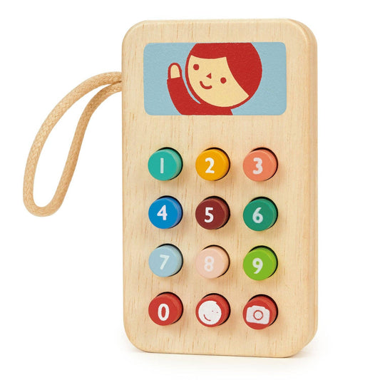 Baby Toy; Mobile Phone (Wood)