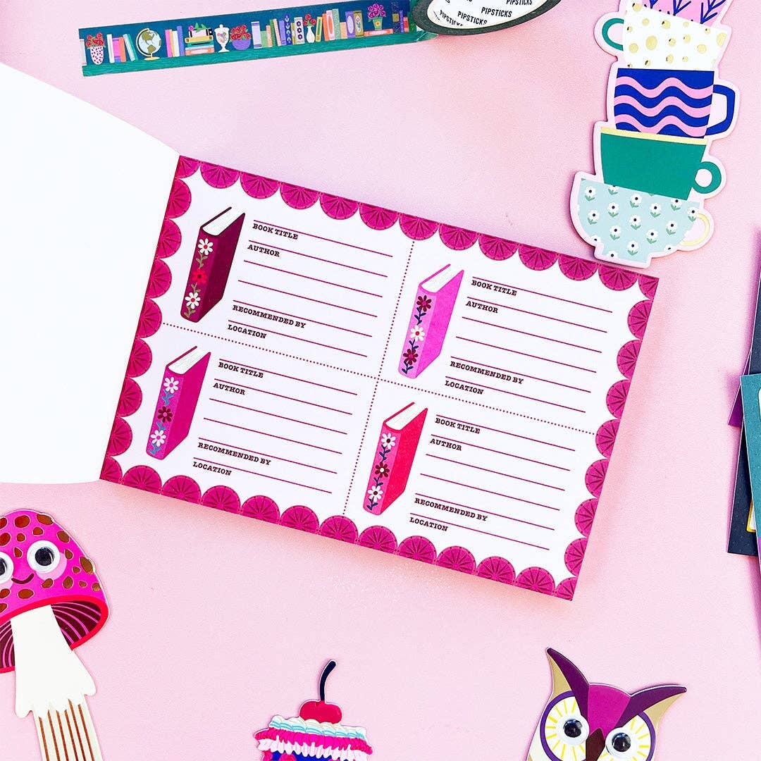 Pipsticks Traveling Postcard Book; Reading Recommendations