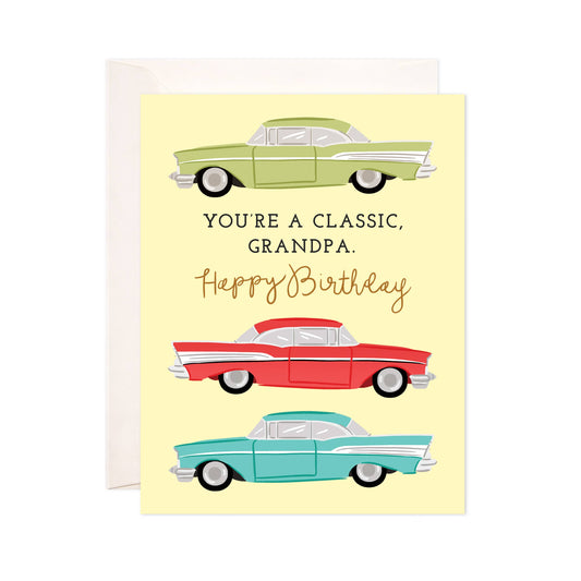 Grandpa Birthday Card; Classic Grandpa