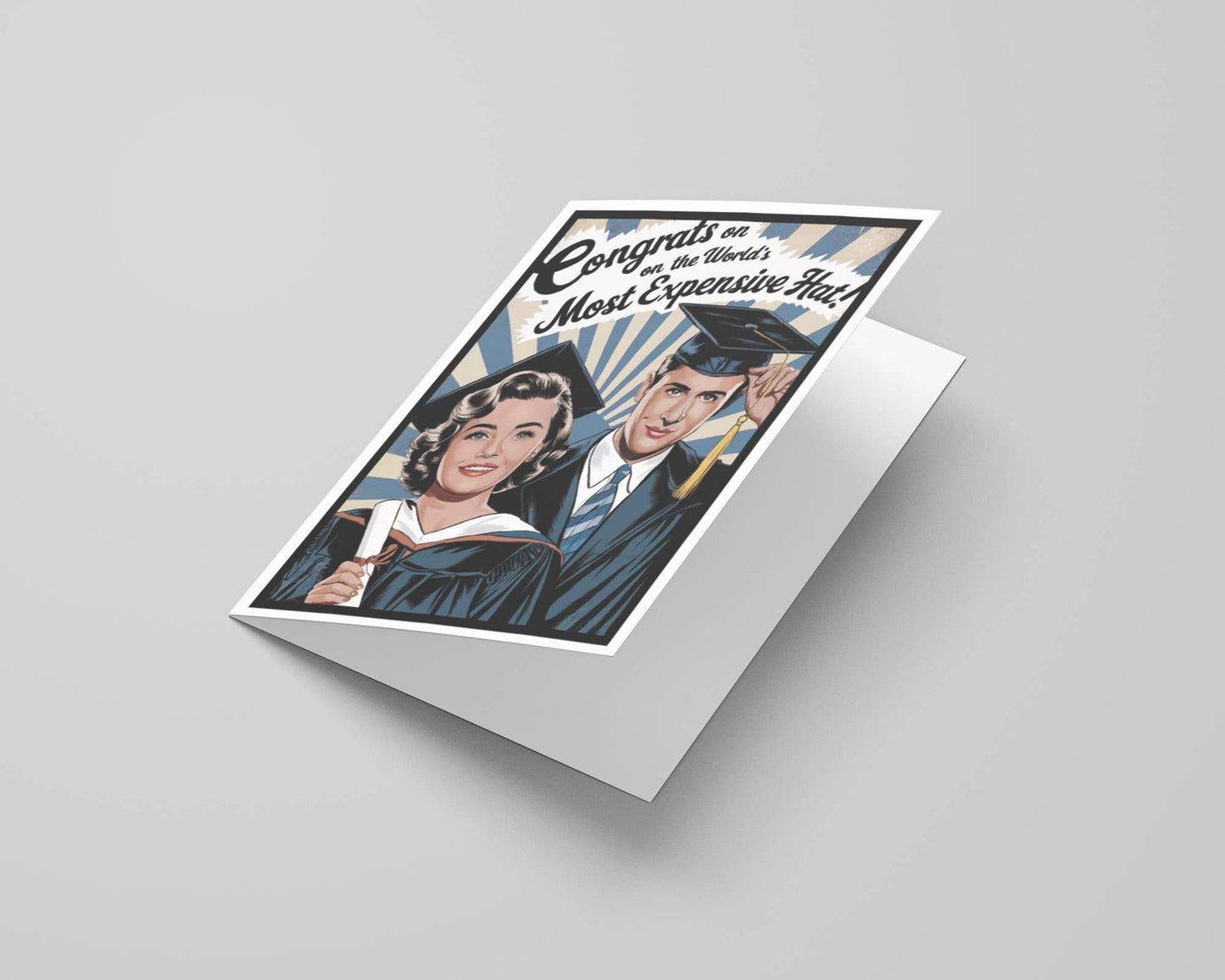 Graduation Card; Most Expensive Hat (Funny)