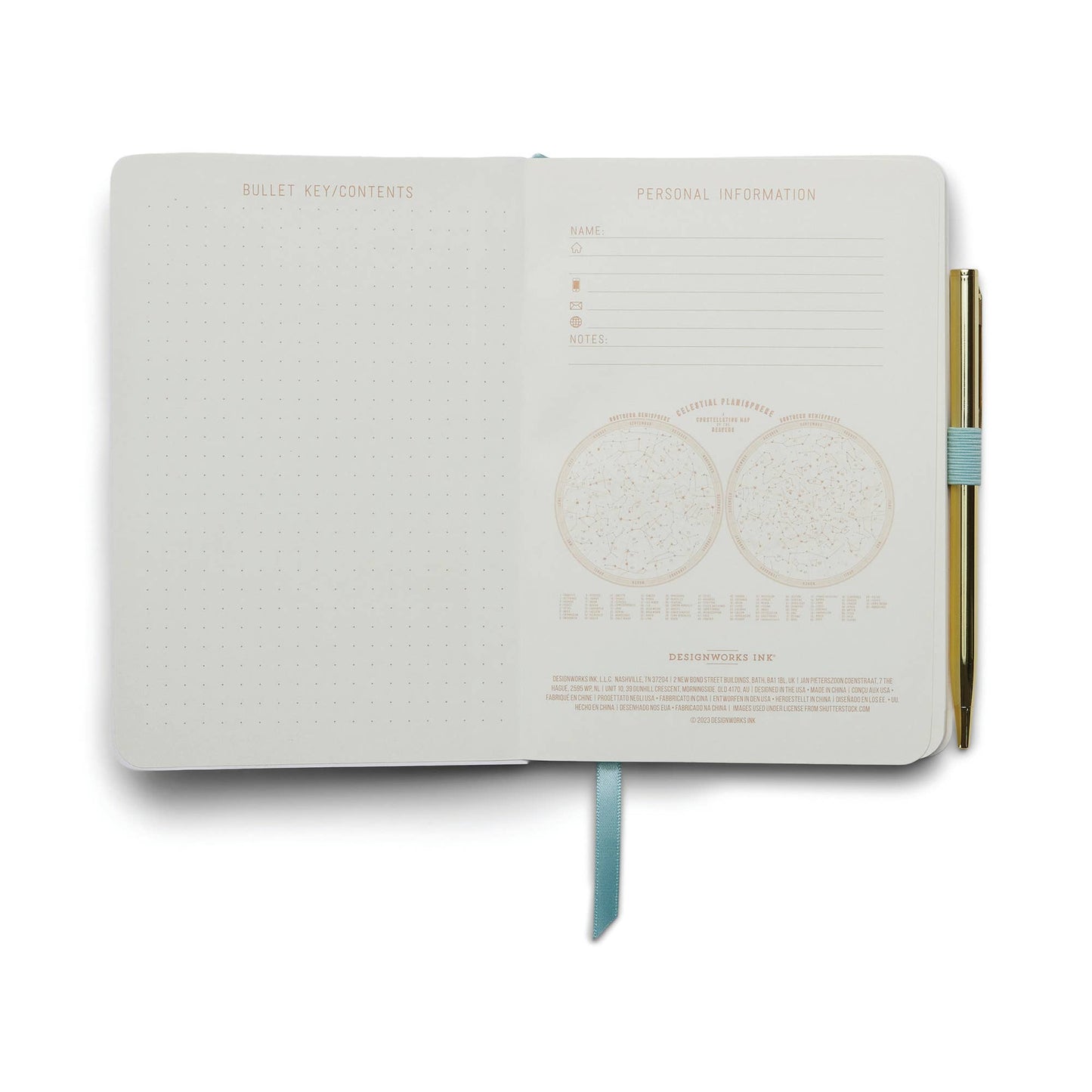Notebook; For Fox Sake, Vintage Sass (with Gold Pen)