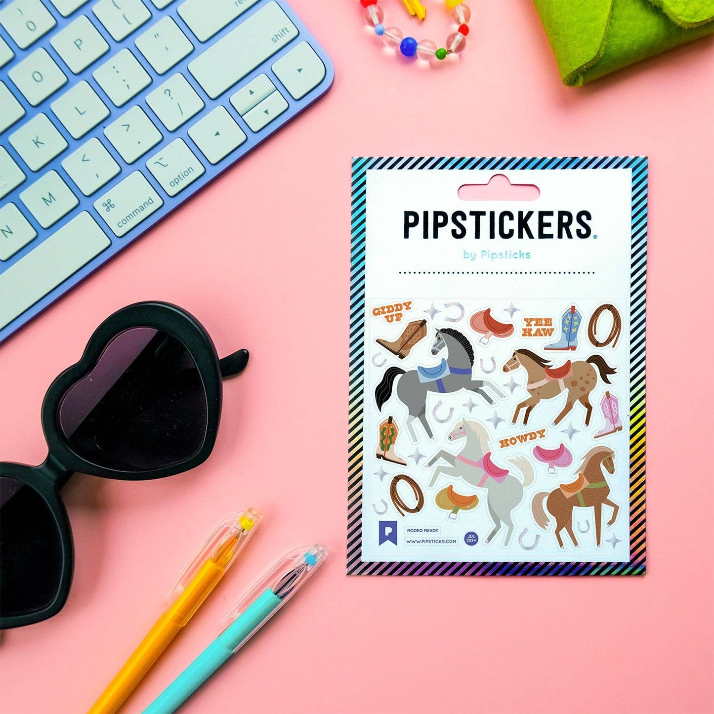 Pipsticks Sticker Sheet; Rodeo Ready