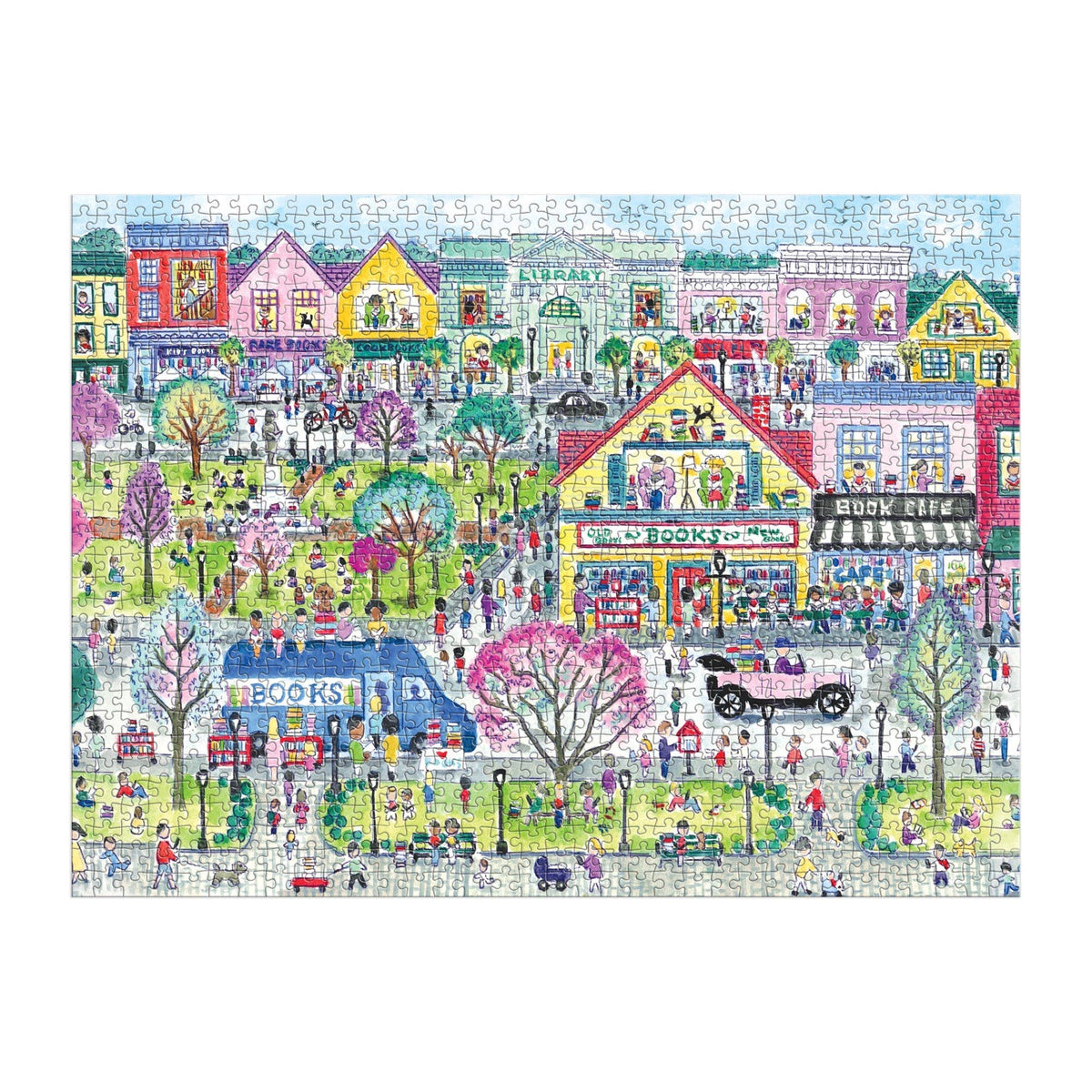 Jigsaw Puzzle; Michael Storrings Book Town (1000 Pieces)