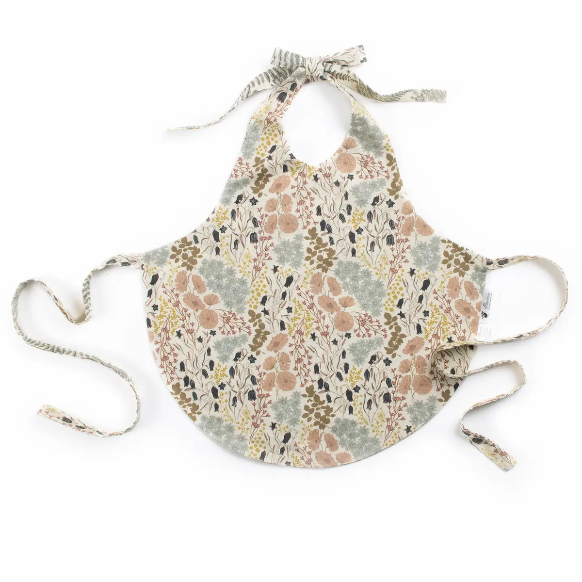 The Bonnie Child's Apron | Reversible Fern & Floral Full Apron