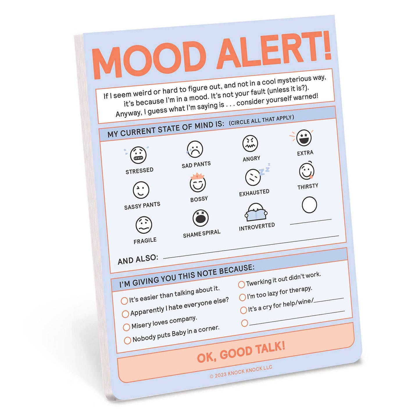 Nifty Notepad; Today's Mood