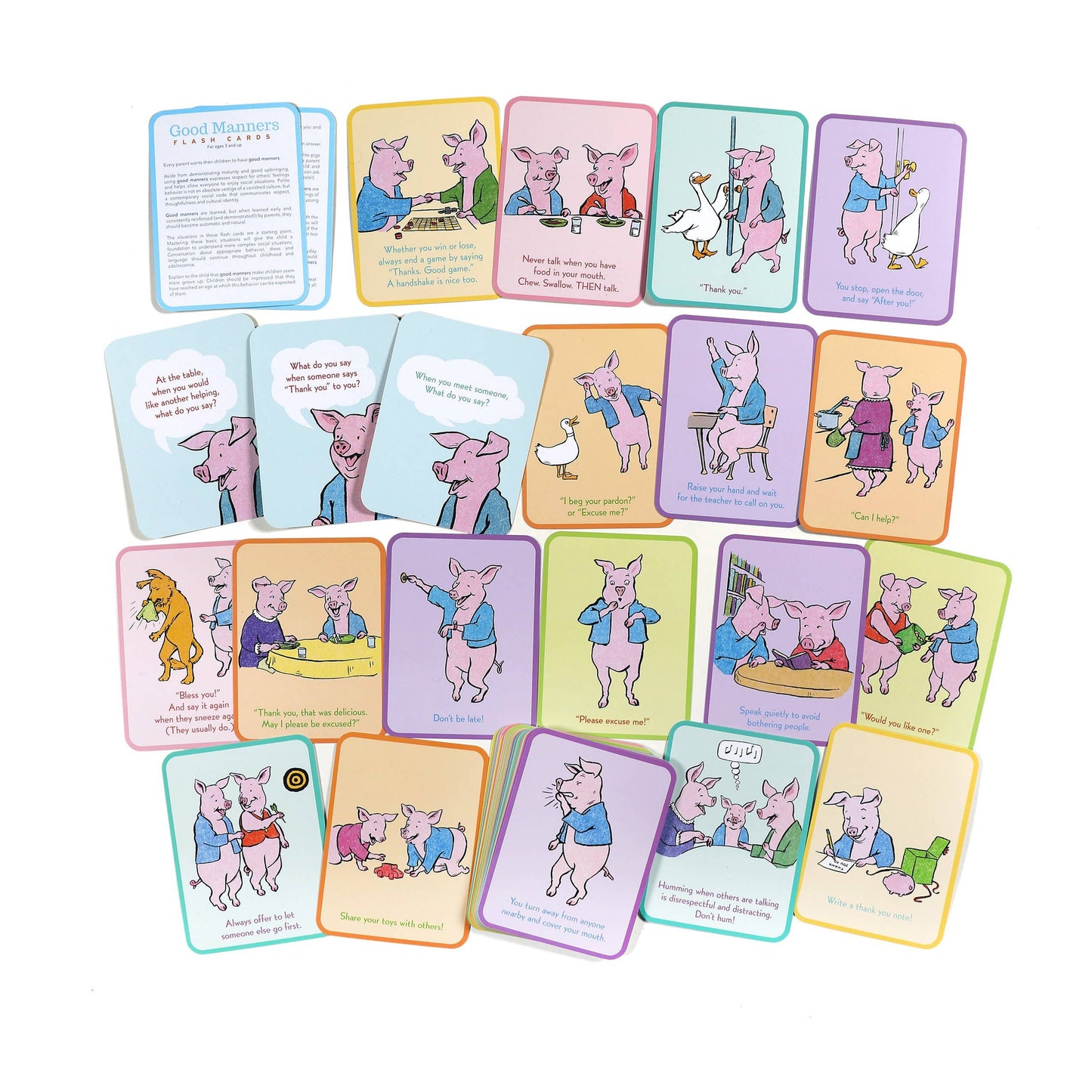 Eeboo Conversation Cards; Good Manners