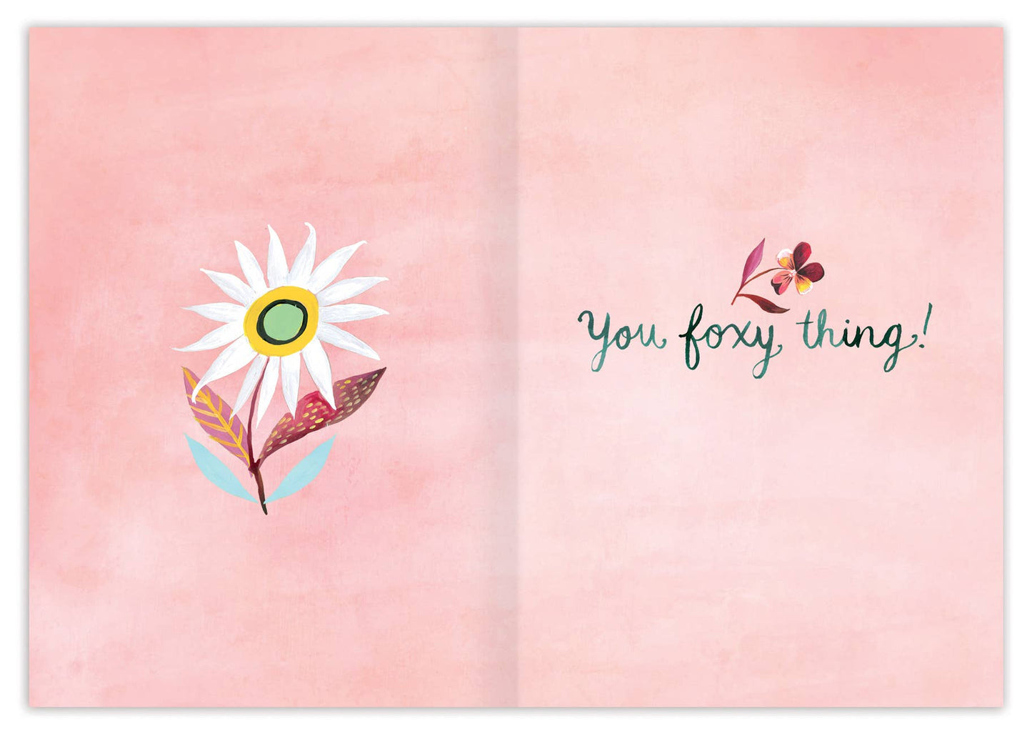 Birthday Card; Foxy