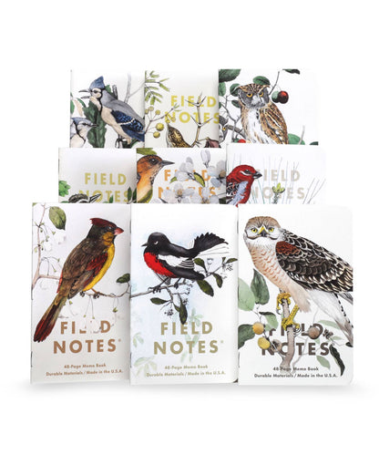 Memo Book Set; Birds and Trees of North America, Pack A | Field Notes