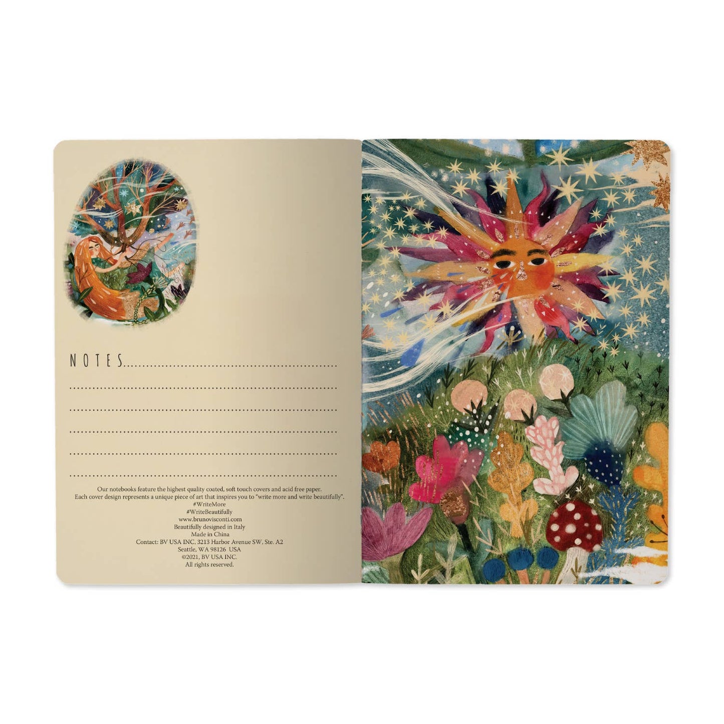 Notebook; Electric Fantasy - BV by Bruno Visconti