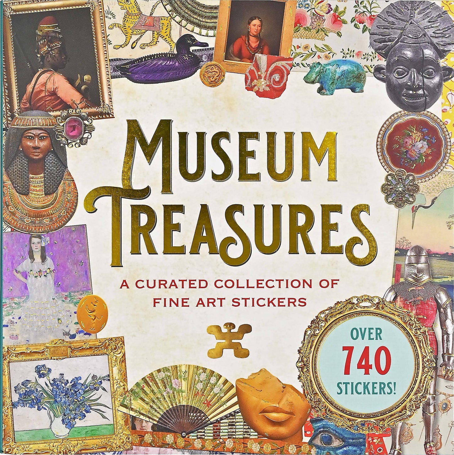 Sticker Book; Museum Treasures (Over 740 Stickers)