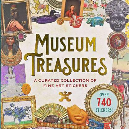 Sticker Book; Museum Treasures (Over 740 Stickers)