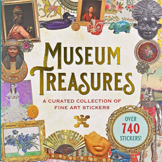 Sticker Book; Museum Treasures (Over 740 Stickers)