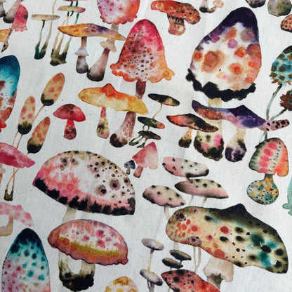 Pinafore Apron; Inky Shrooms | Betsy St. Clair
