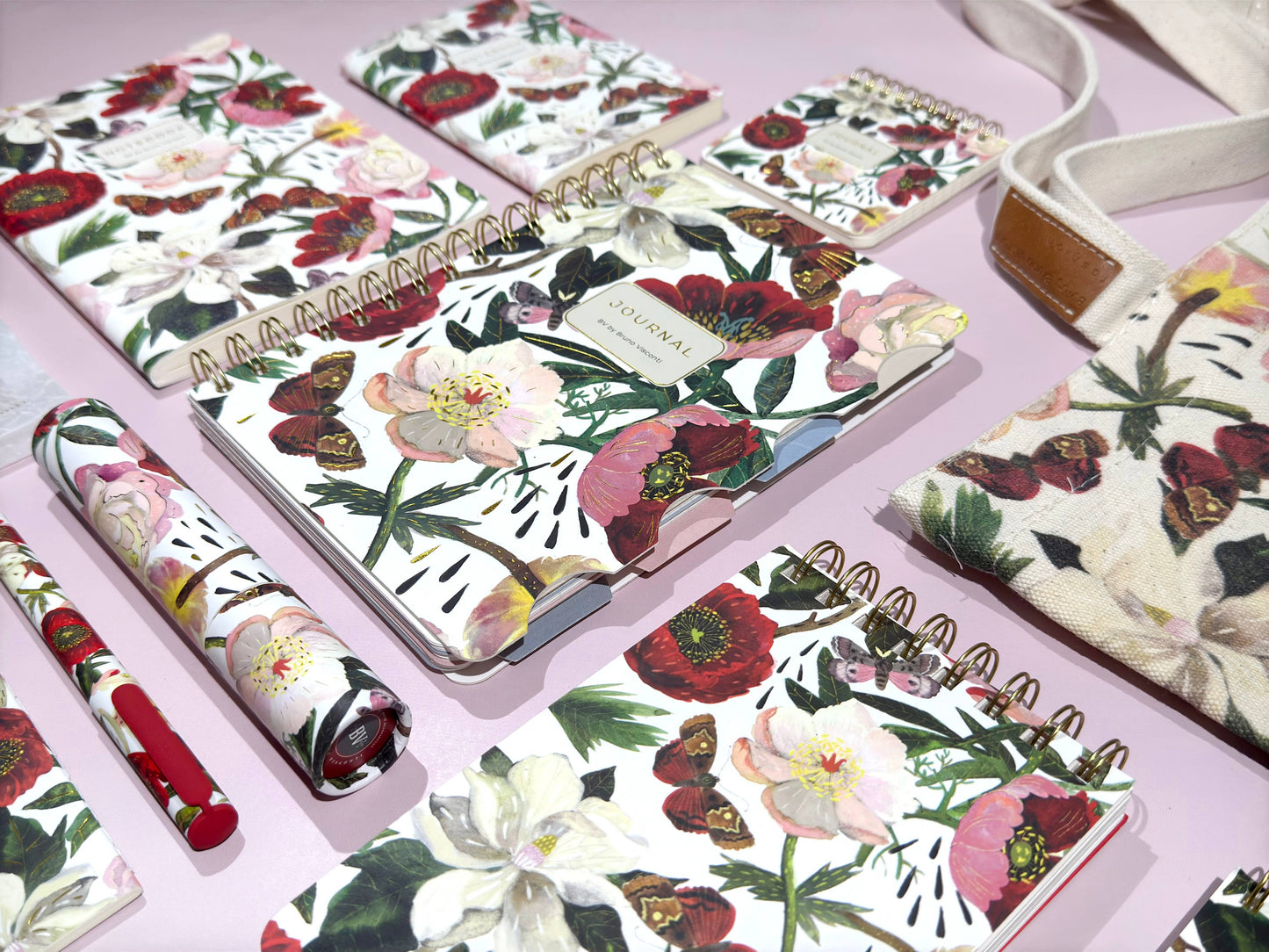 Notebook; Peonies (Size A5)
