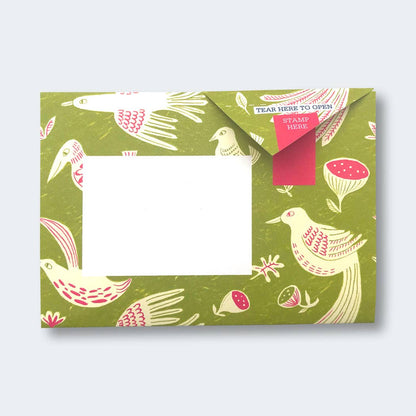 Folding Letter Set; Fig & Feather Pigeon | Pigeon Posted