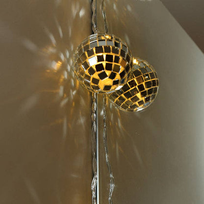 String Lights; Disco Ball | Kikkerland