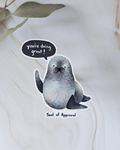 Motivational Sticker Seal of Approval