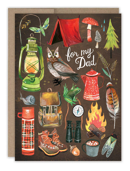 Father's Day Card; For my Dad Adventure Awaits