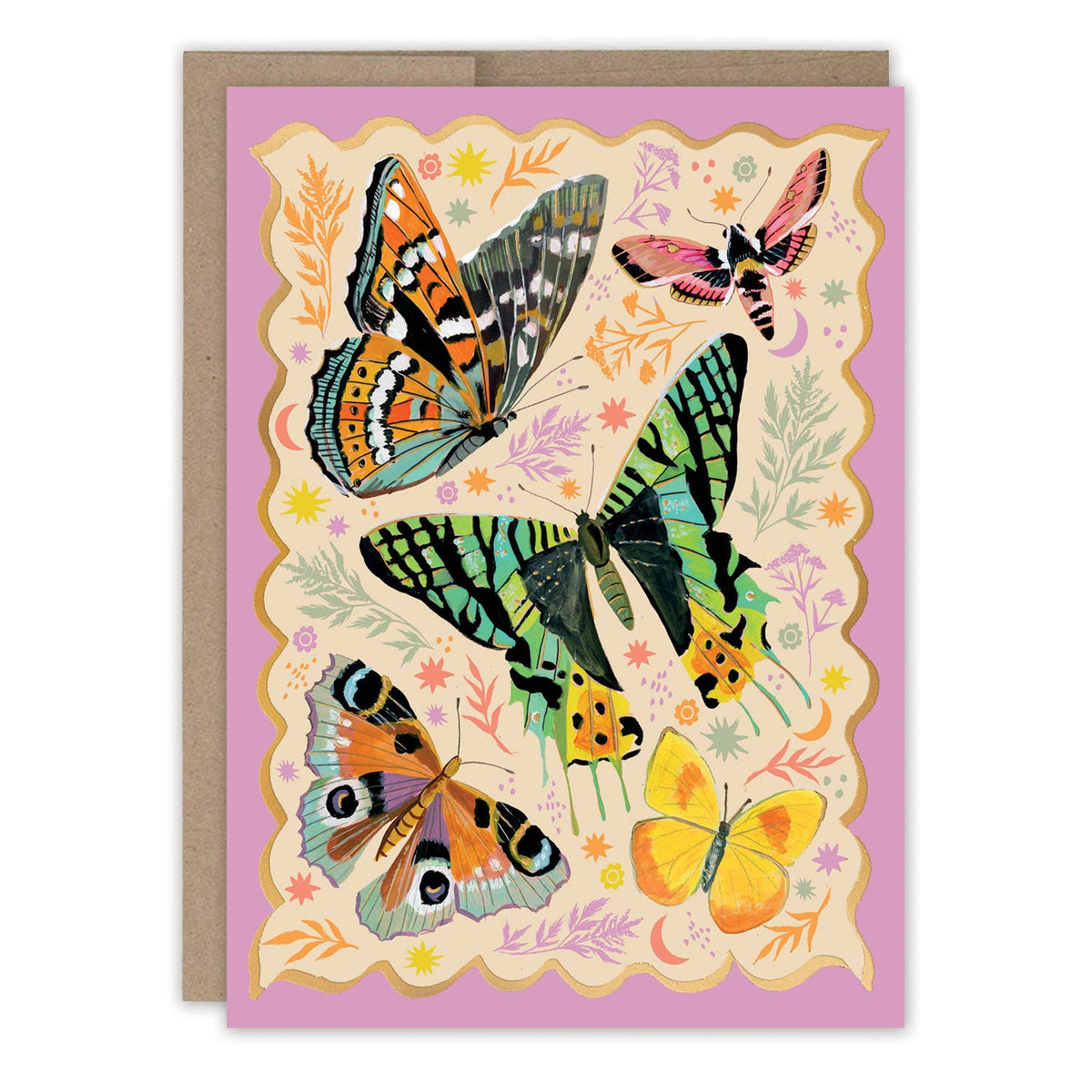 Birthday Card; Enchanting Butterflies