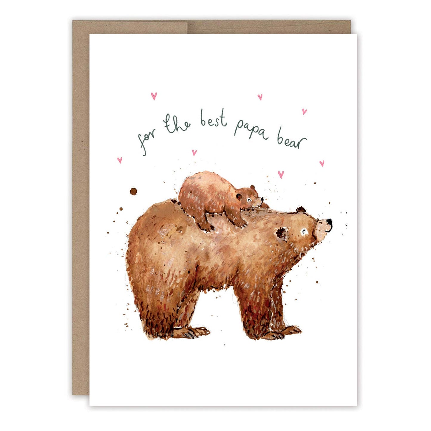 Father's Day Card; Papa Bear