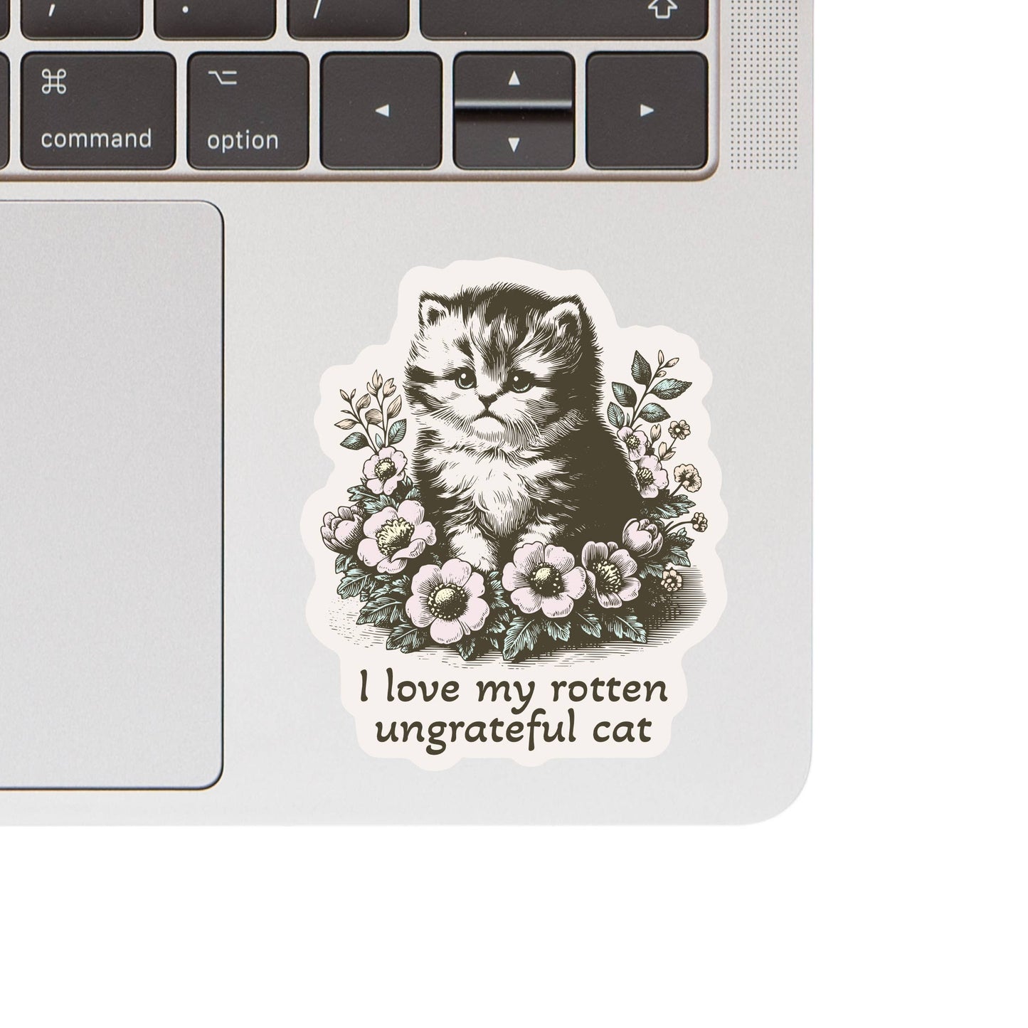 Vinyl Sticker; Rotten Kitty