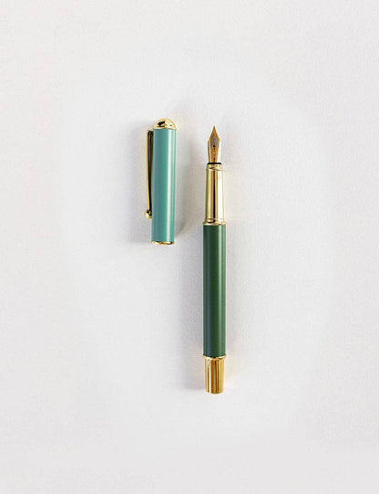 Fountain Pen; Green (Boxed)