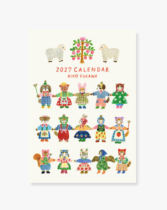 Wall Calendar; Aiko Fukawa 2027 | Her Winter Flowers