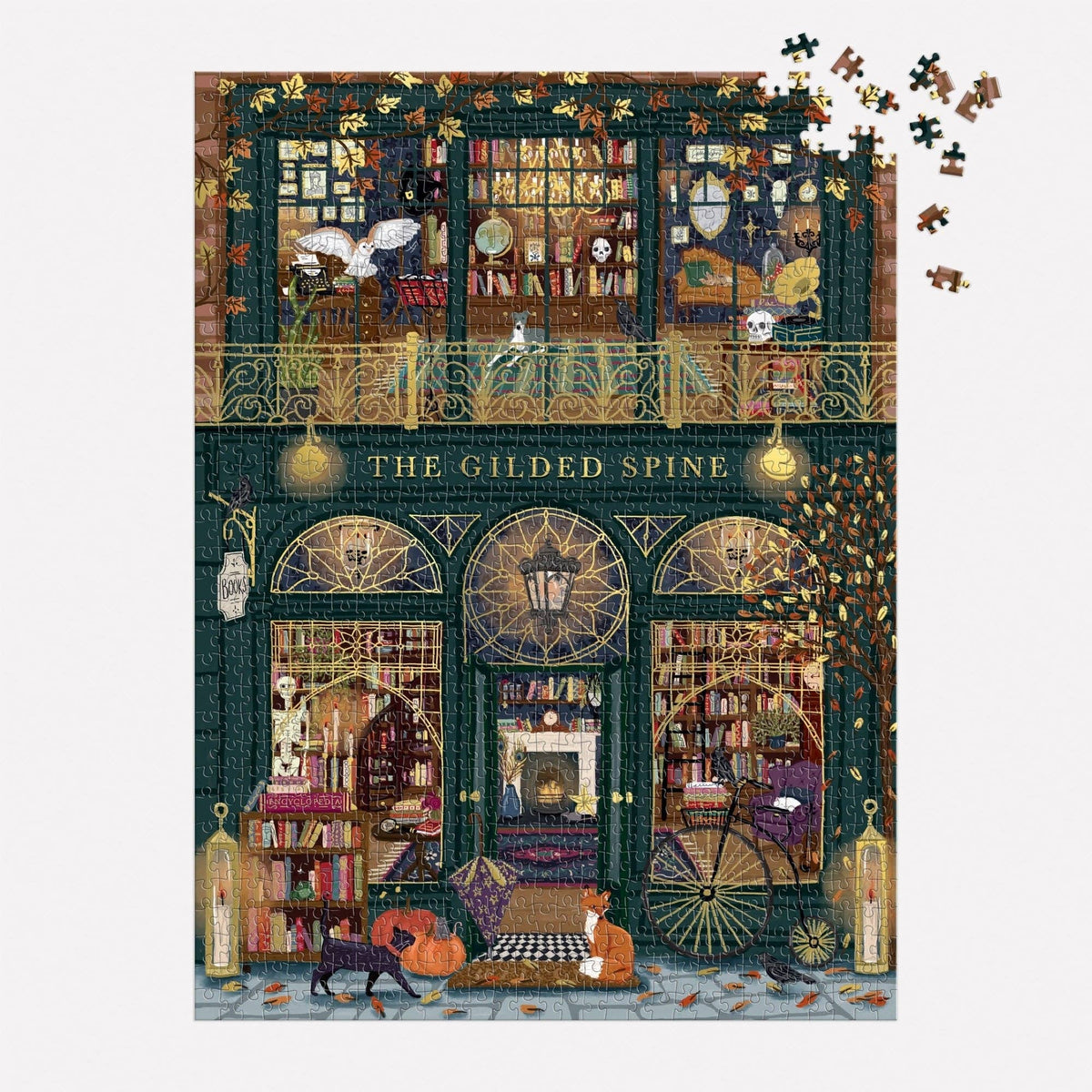 Jigsaw Puzzle; The Gilded Spine (1000 Piece Foil Puzzle)