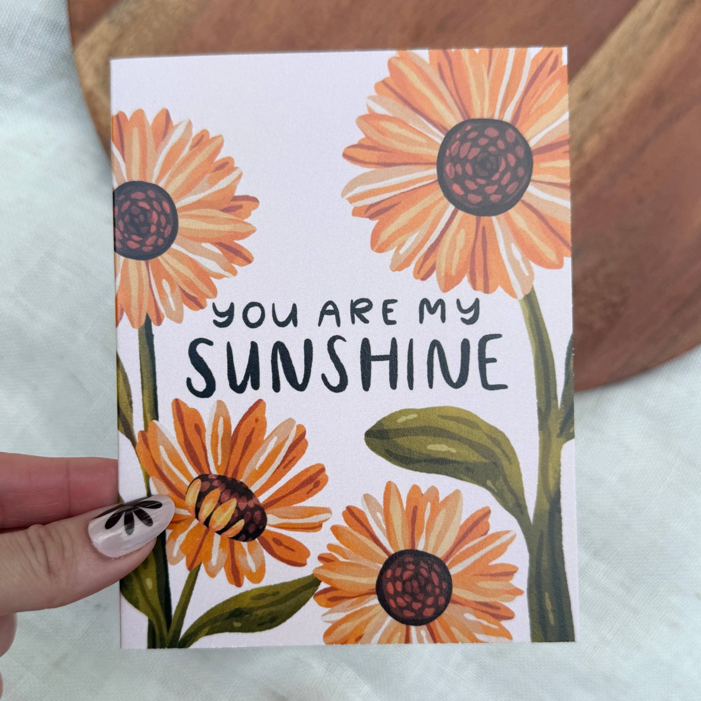 Encouragement Card; "You are my Sunshine"