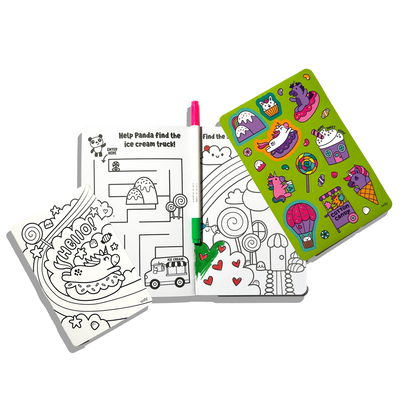 Activity & Coloring Kit; Let's Go! Robo Dinos