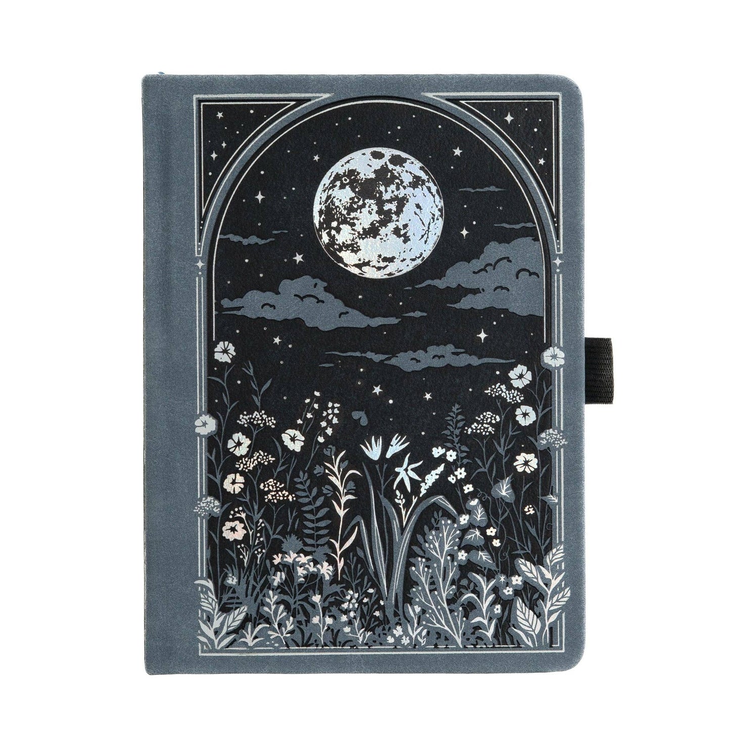Dot Grid Notebook; Moonlit Garden (B5 Size)